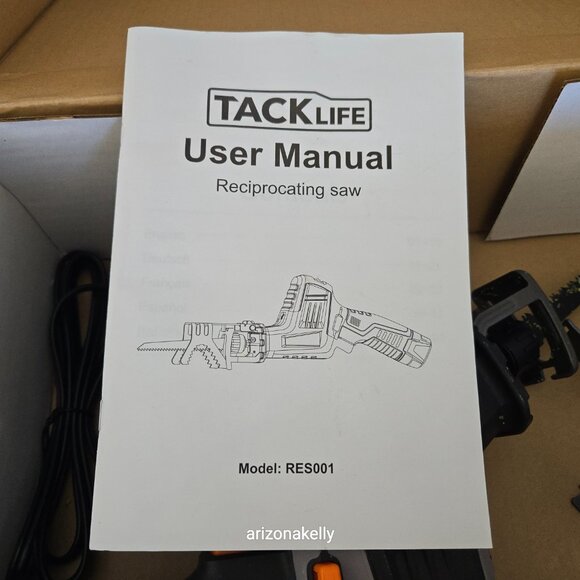 Tacklife Reciprocating Saw With Clamping Jaw Rechargeable - Picture 2 of 2